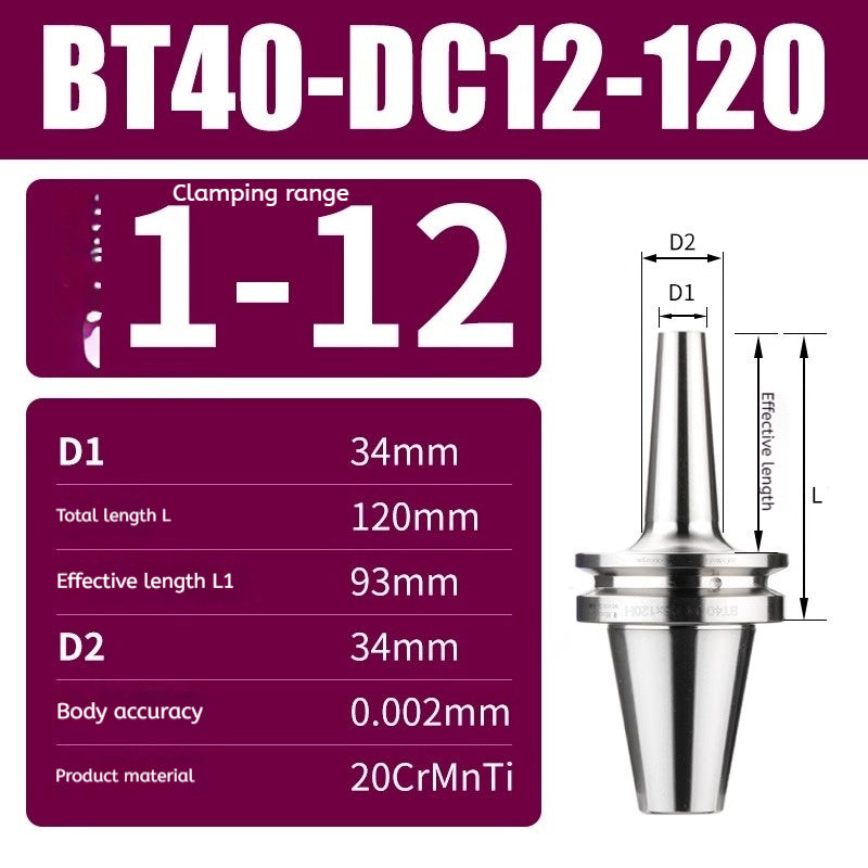 10045 BT30/BT40/BT50-DC high precision back-pull tool holder Shandong Denso Pricision Tools Co.,Ltd.